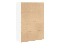 Biblioteca*vidaxl Estante 80x30x114 cm derivados de madeira Branco