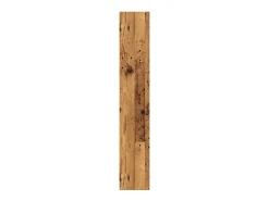 Biblioteca*vidaxl Estante 60x24x143 cm derivados de madeira madeira velha Castanho