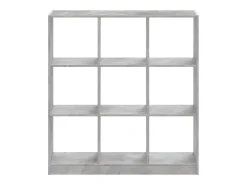 New Estante 102x32x108 cm derivados de madeira cimento PT576905 Cinzento