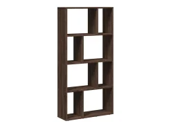 Biblioteca*vidaxl Estante 60x20x120,5 cm derivados de madeira carvalho Castanho