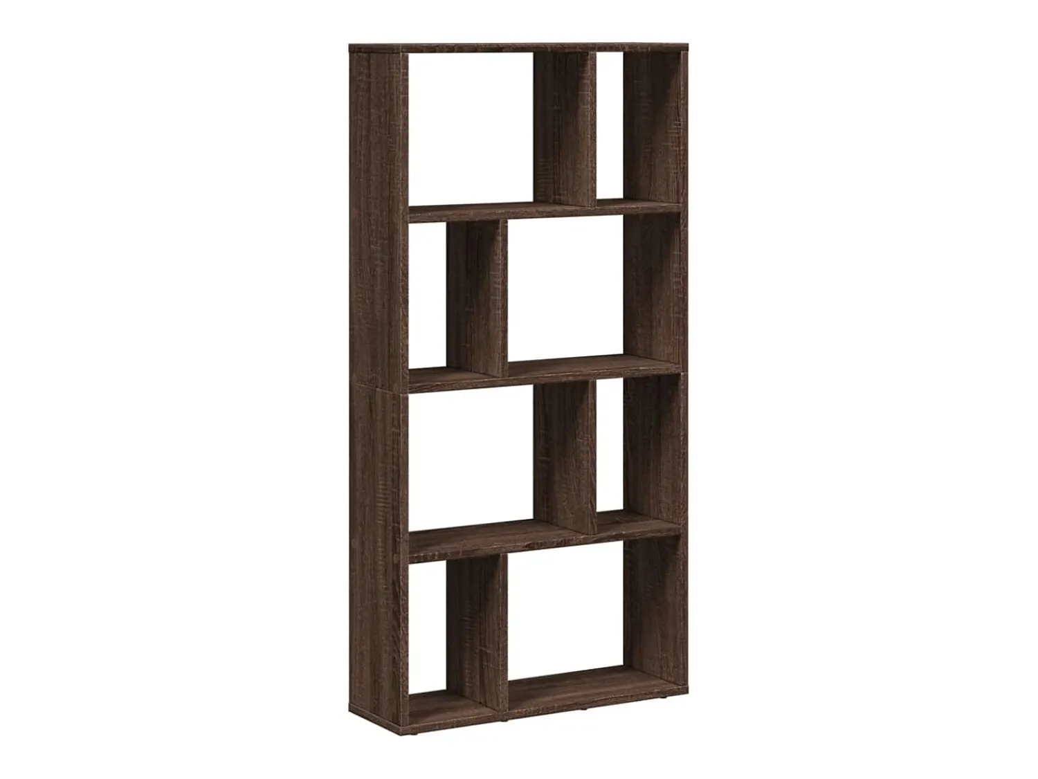 Biblioteca*vidaxl Estante 60x20x120,5 cm derivados de madeira carvalho Castanho