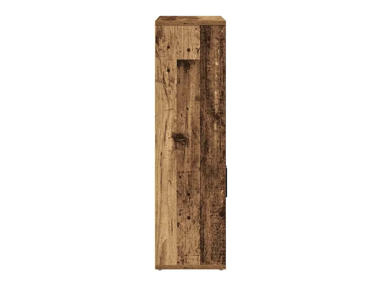 vidaxl Estante 60x24x85 cm derivados de madeira madeira velha Castanho
