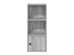 New vidaxl Estante 31x24x77 cm derivados de madeira sonoma Cinzento