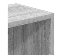 New vidaxl Estante 31x24x77 cm derivados de madeira sonoma Cinzento