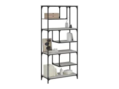 Biblioteca* Estante 81x36x176 cm derivados de madeira sonoma PT567268 Cinzento