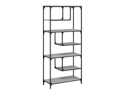 Biblioteca* Estante 81x36x176 cm derivados de madeira sonoma PT567268 Cinzento