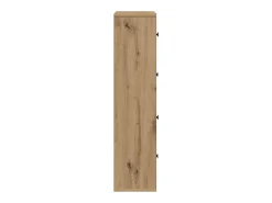 Clearance vidaxl Estante 60x24x101,5 cm derivados de madeira carvalho artisiano Castanho