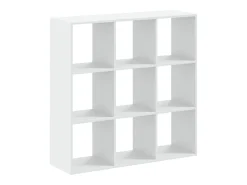 vidaxl Estante 102x32x102 cm derivados de madeira Branco