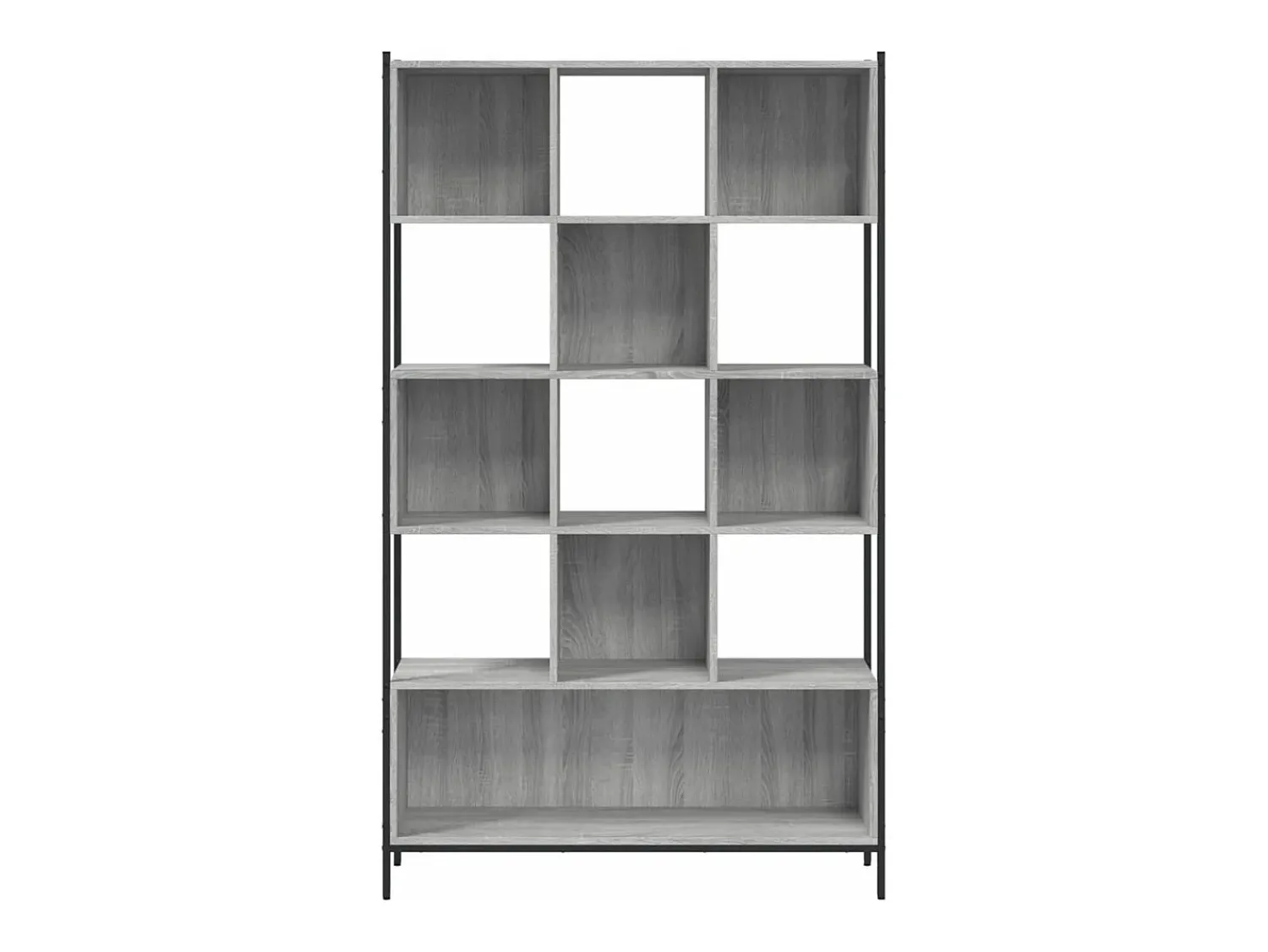 Biblioteca| Estante 102x28x172 cm derivados de madeira sonoma PT475978 Cinzento