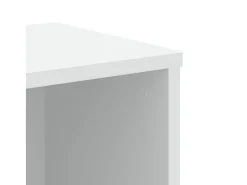 Prateleira|vidaxl Estante 50x25x105 cm derivados de madeira Branco
