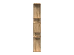 Vitrina*vidaxl Estante 92x29x188 cm derivados de madeira carvalho artisiano Castanho