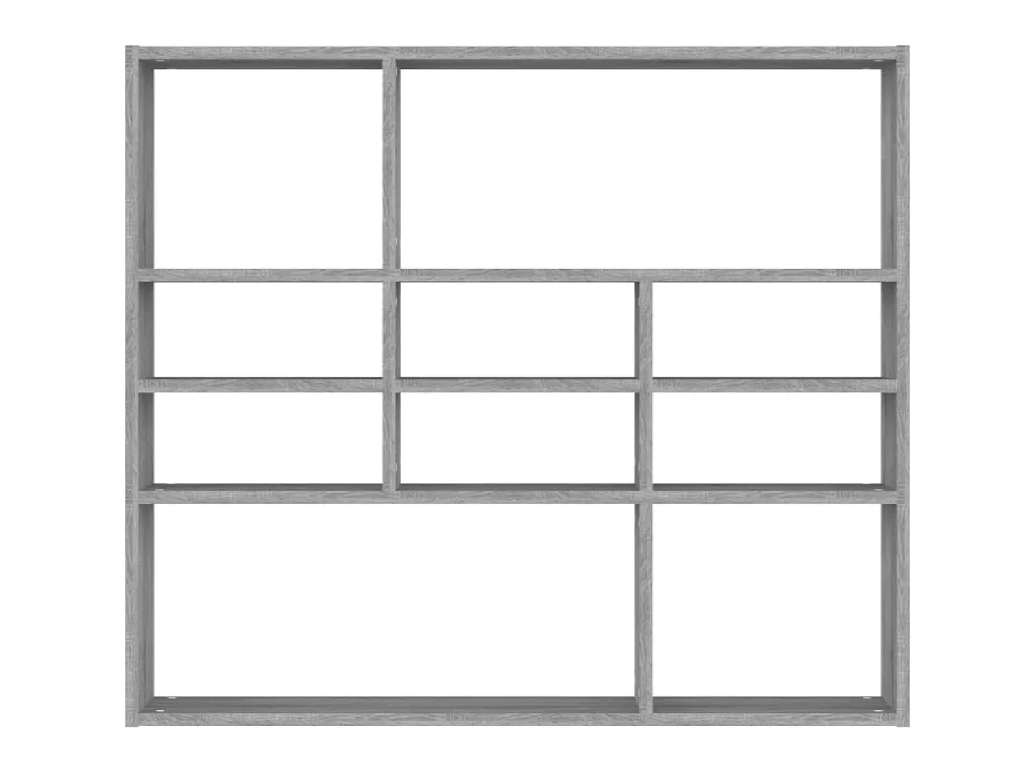 Prateleira| Estante 90x16x78 cm derivados de madeira sonoma PT870238 Cinzento