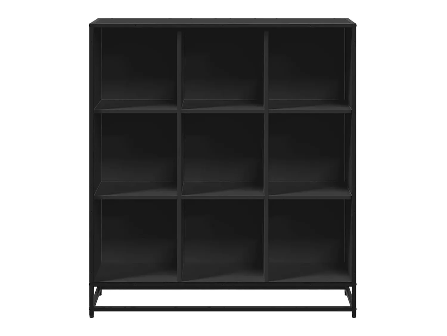 vidaxl Estante 97,5x33x107,5 cm derivados de madeira e metal^ Biblioteca