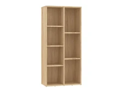 Clearance Estante 50x25x106 cm derivados de madeira carvalho sonoma PT561368 Castanho