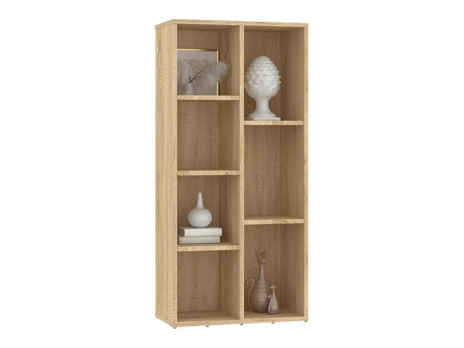 Clearance Estante 50x25x106 cm derivados de madeira carvalho sonoma PT561368 Castanho