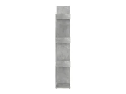 Clearance Estante 48x25,5x140 cm derivados de madeira cimento PT869621 Cinzento