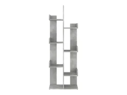 Clearance Estante 48x25,5x140 cm derivados de madeira cimento PT869621 Cinzento