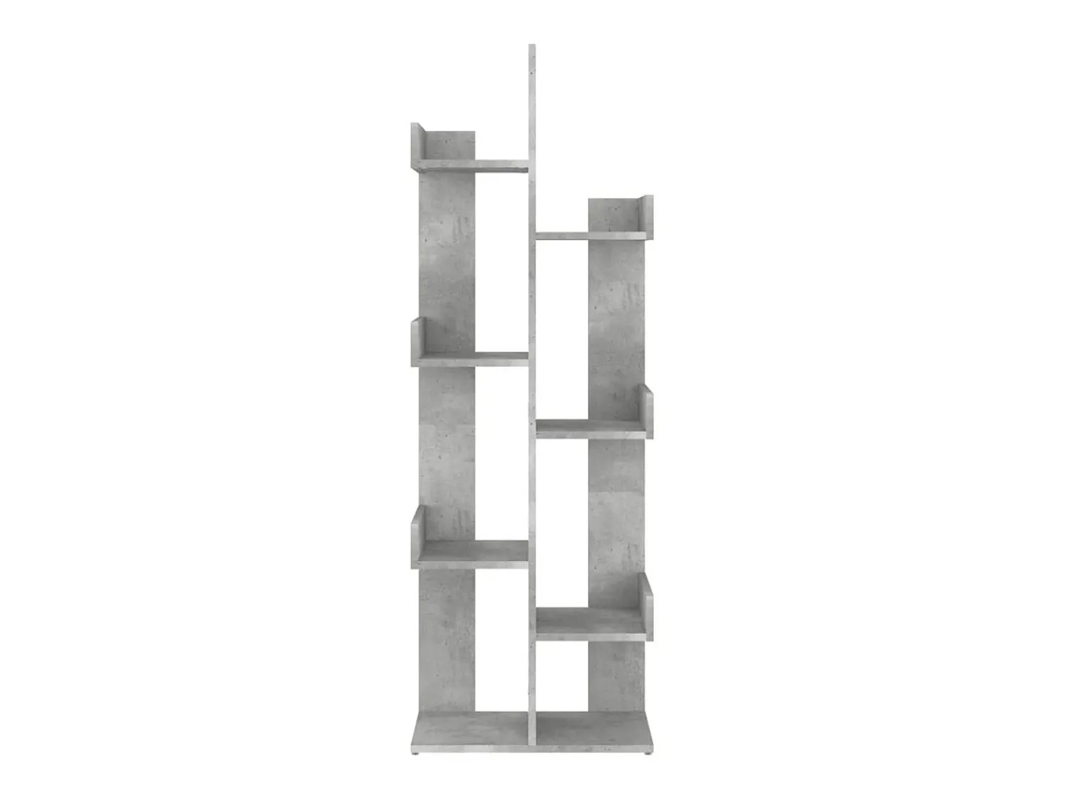 Clearance Estante 48x25,5x140 cm derivados de madeira cimento PT869621 Cinzento