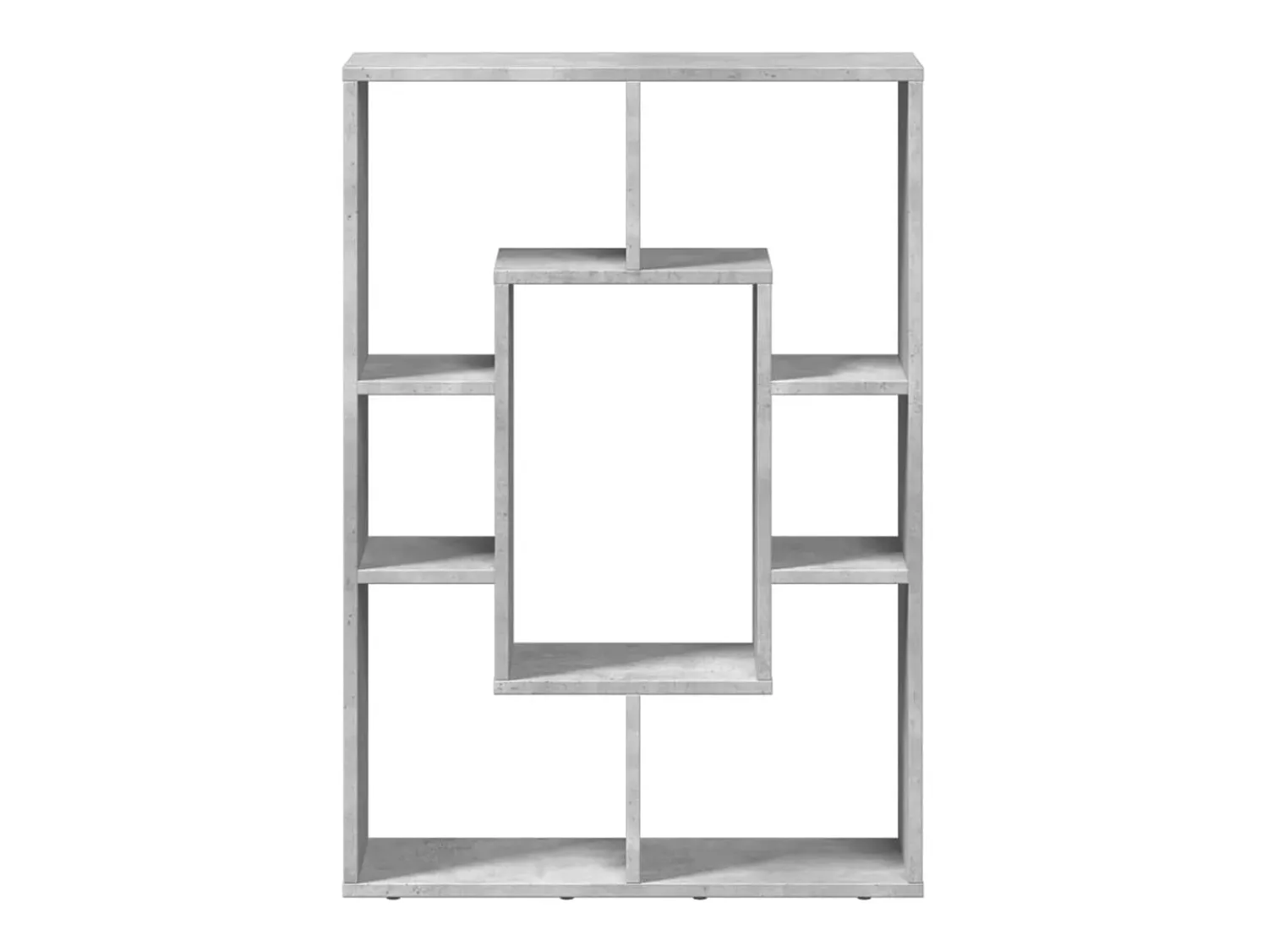 Biblioteca*vidaxl Estante 63x20x90 cm derivados de madeira cimento Cinzento