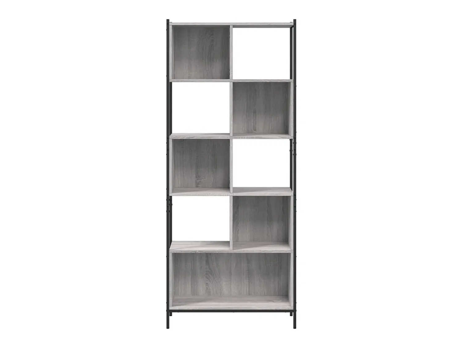 Biblioteca| Estante 72x28x172 cm derivados de madeira sonoma PT539813 Cinzento