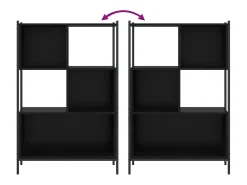 vidaxl Estante 72x28x109 cm derivados de madeira^ Vitrina