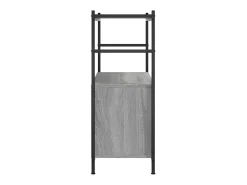 Outlet Estante 80x30x78,5 cm derivados de madeira e ferro cinza sonoma PT530380 Cinzento