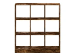 Biblioteca* Estante 102x32x108 cm derivados de madeira carvalho fumado PT691259 Castanho