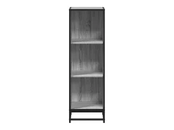 Biblioteca*vidaxl Estante 33,5x33x107,5 cm derivados de madeira sonoma Cinzento