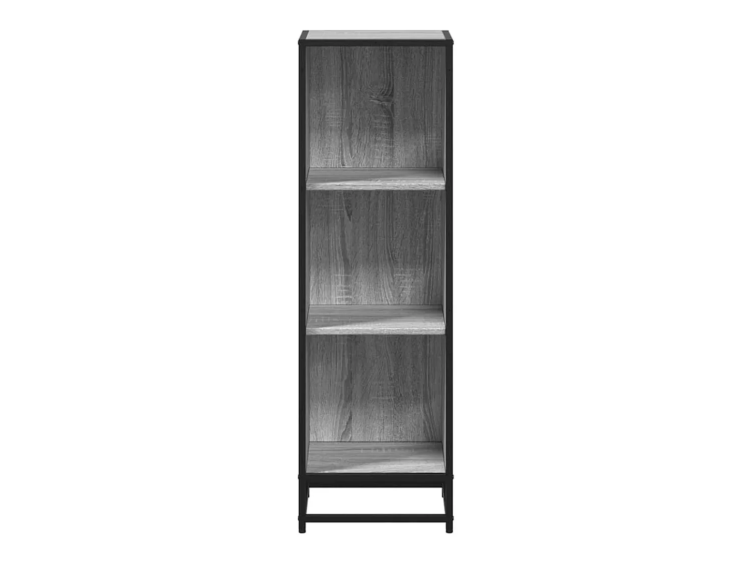 Biblioteca*vidaxl Estante 33,5x33x107,5 cm derivados de madeira sonoma Cinzento