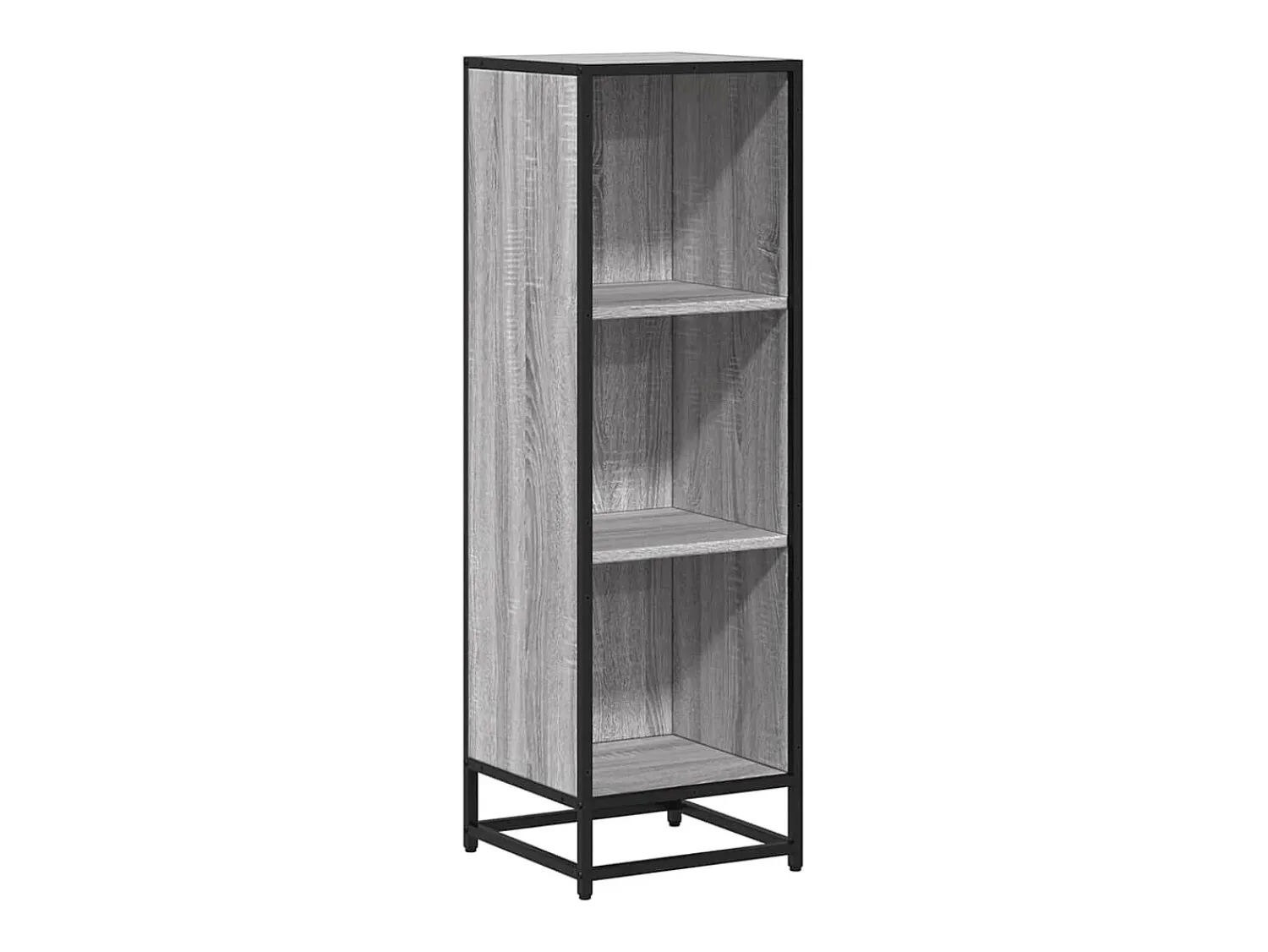 Biblioteca*vidaxl Estante 33,5x33x107,5 cm derivados de madeira sonoma Cinzento