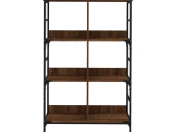 Biblioteca| Estante 78,5x33x117,5 cm derivados de madeira carvalho PT723721 Castanho