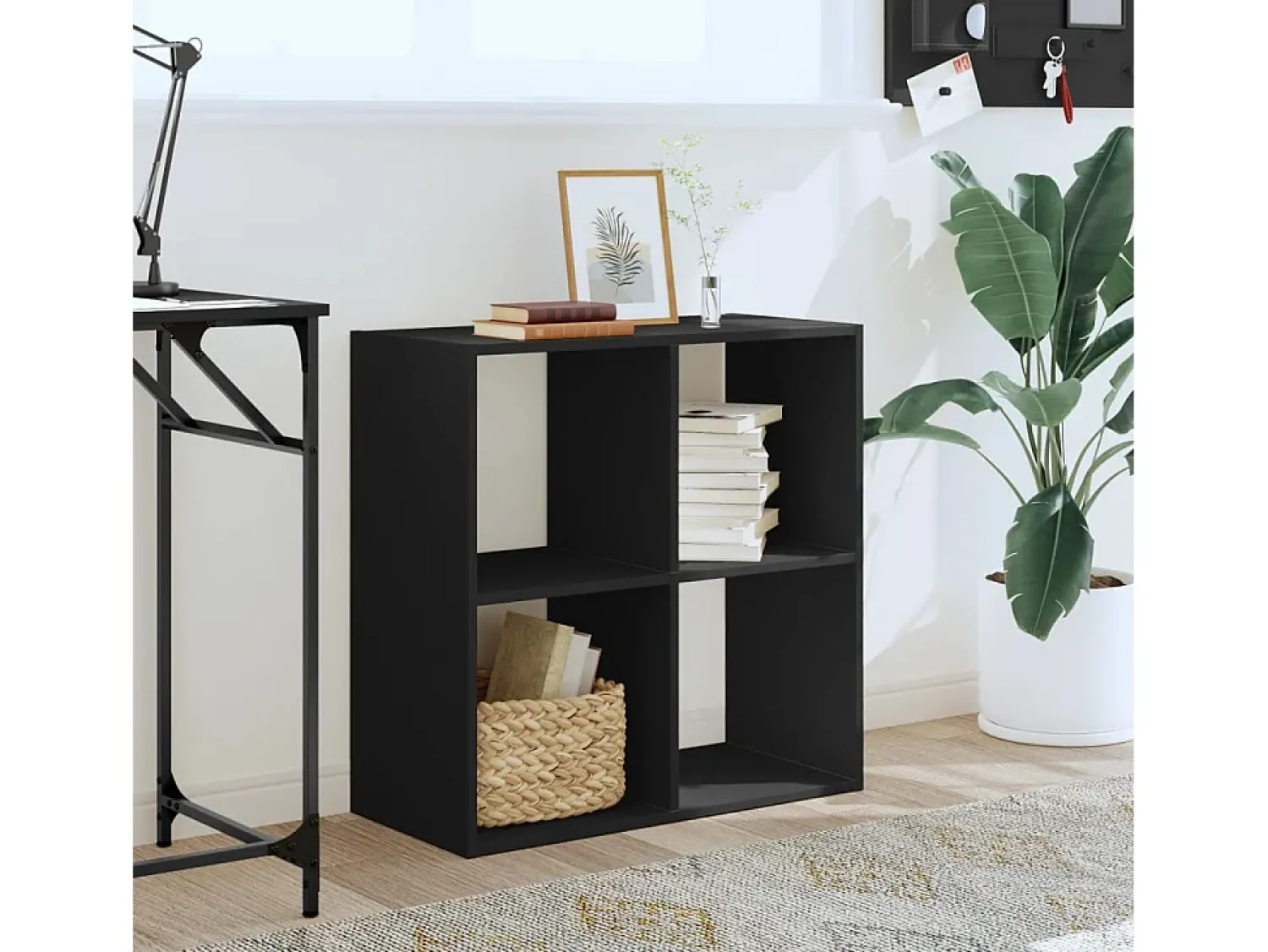Hot Estante 68,5x32x68,5 cm derivados de madeira PT907776 Preto