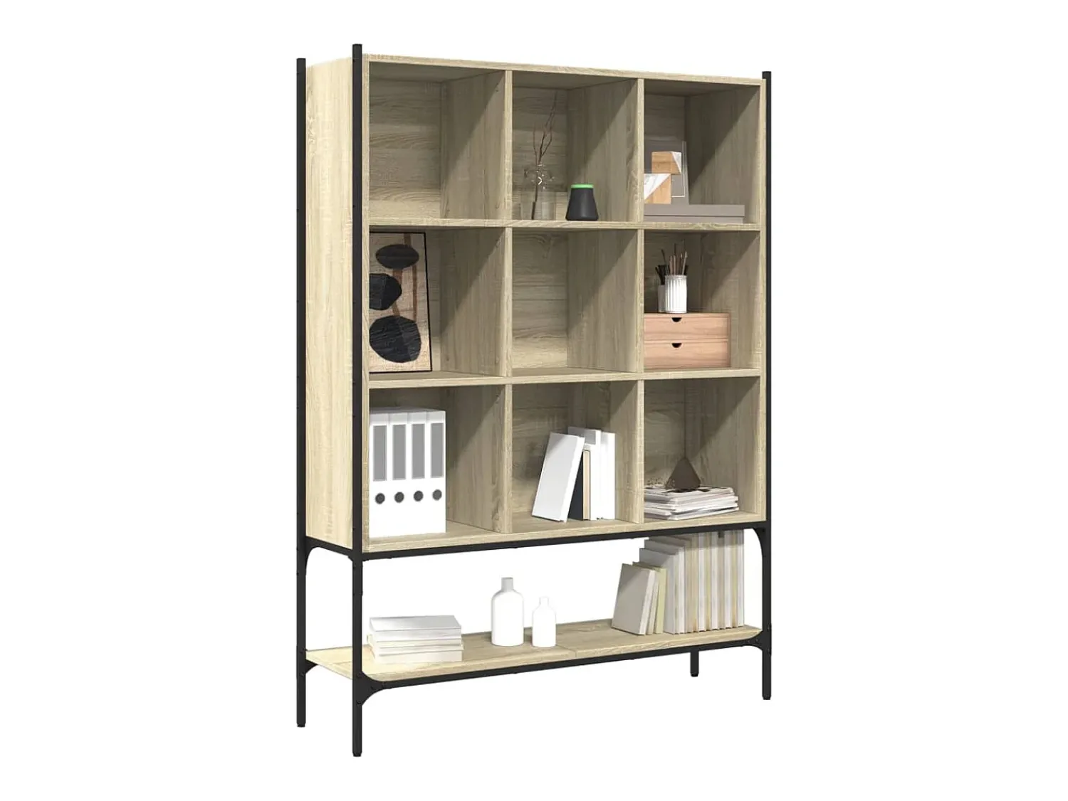 Sale vidaxl Estante 102x30x141,5 cm derivados de madeira carvalho sonoma Castanho