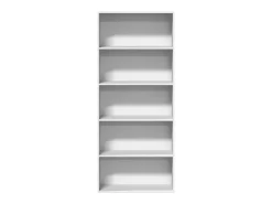 Biblioteca|vidaxl Estante 80x30x189 cm derivados de madeira Branco