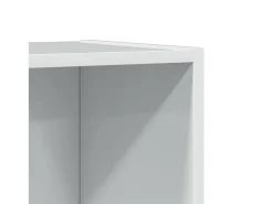 Biblioteca*vidaxl Estante 40x30x189 cm derivados de madeira brilhante Branco