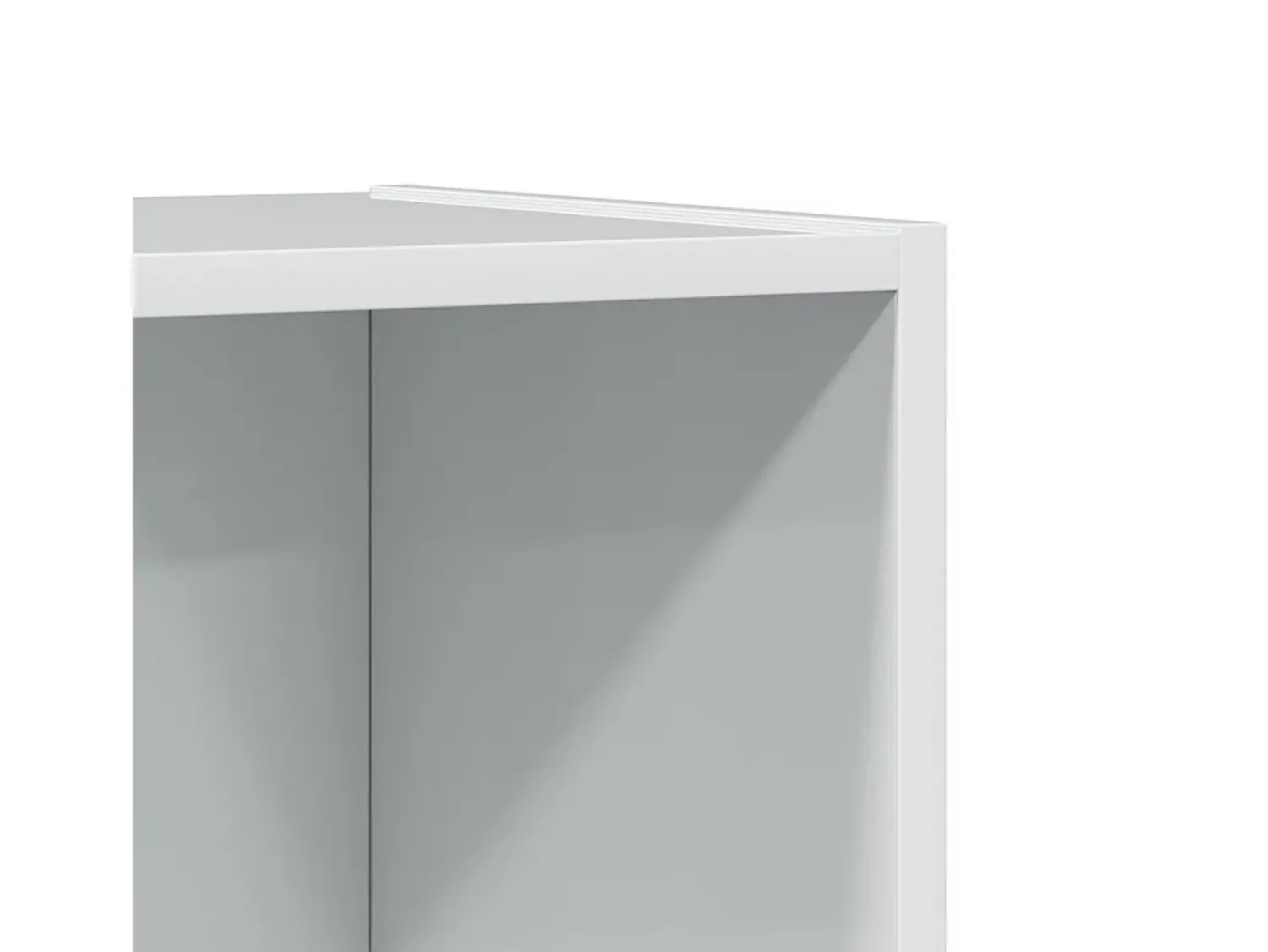 Biblioteca*vidaxl Estante 40x30x189 cm derivados de madeira brilhante Branco