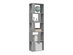 Discount vidaxl Estante 45x24x160 cm derivados de madeira sonoma Cinzento
