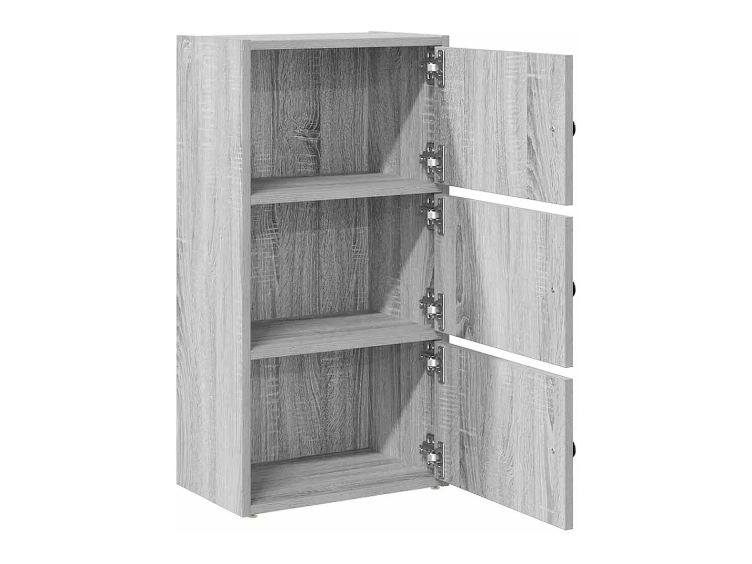 Biblioteca|vidaxl Estante 40x24x77 cm derivados de madeira sonoma Cinzento