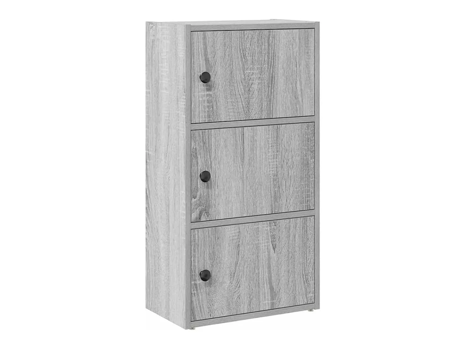 Biblioteca|vidaxl Estante 40x24x77 cm derivados de madeira sonoma Cinzento