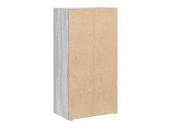 Biblioteca|vidaxl Estante 40x24x77 cm derivados de madeira sonoma Cinzento