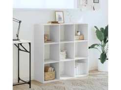 Biblioteca| Estante 102x32x102 cm derivados de madeira PT677994 Branco