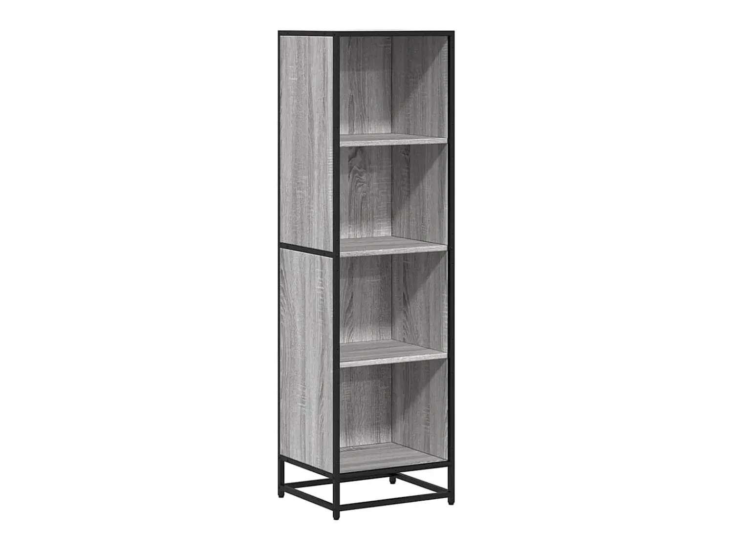 Biblioteca|vidaxl Estante 40x35x139 cm derivados de madeira sonoma Cinzento