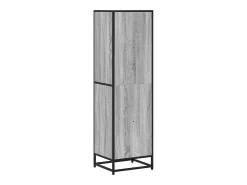 Biblioteca|vidaxl Estante 40x35x139 cm derivados de madeira sonoma Cinzento