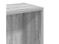 Biblioteca|vidaxl Estante 80x24x76 cm derivados de madeira sonoma Cinzento