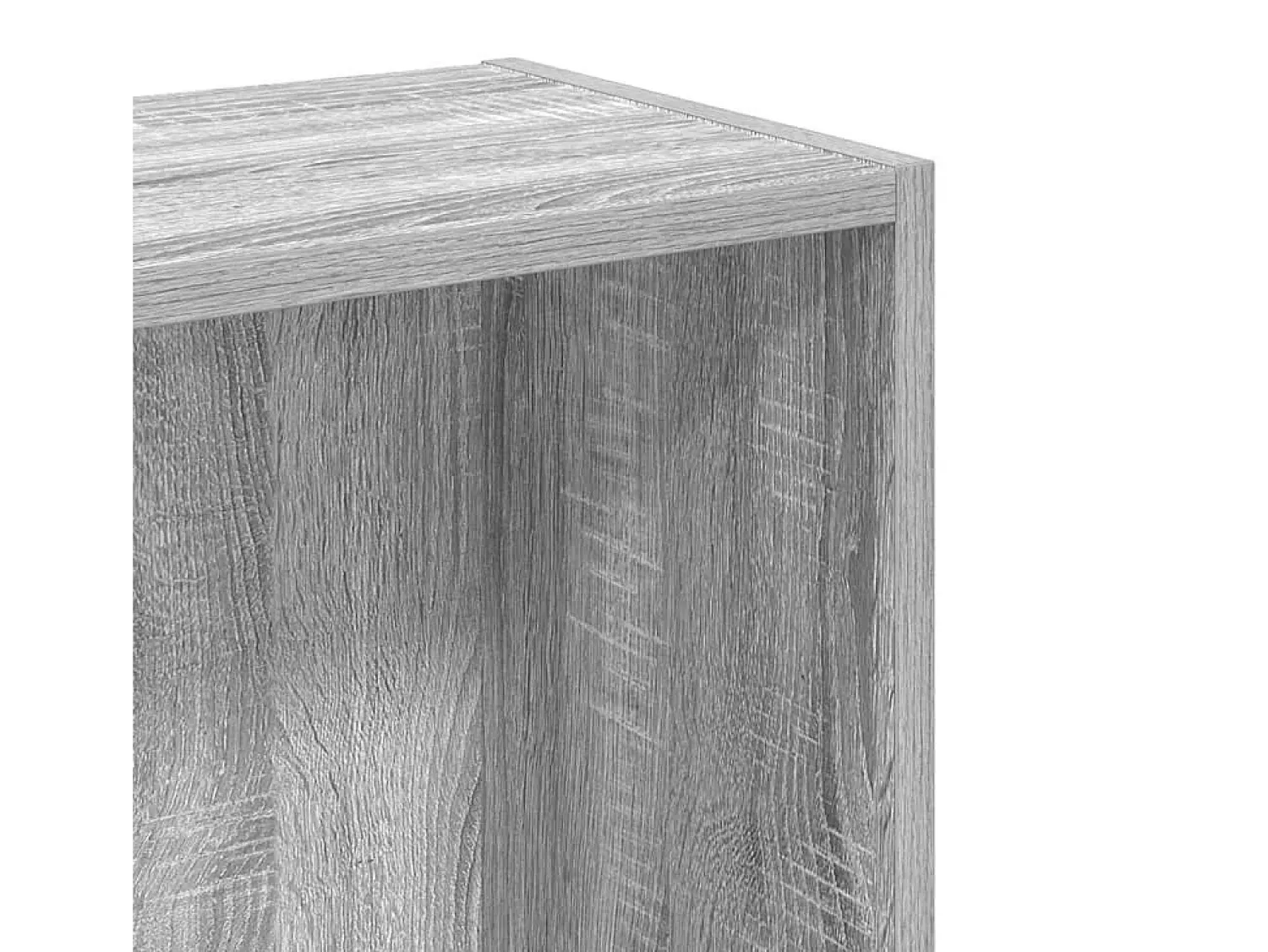 Biblioteca|vidaxl Estante 80x24x76 cm derivados de madeira sonoma Cinzento