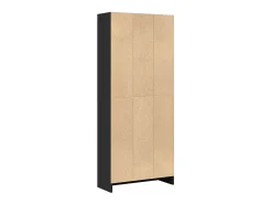Biblioteca*vidaxl Estante 60x24x143 cm derivados de madeira Preto