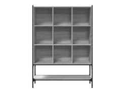 Vitrina|vidaxl Estante 102x30x141,5 cm derivados de madeira sonoma Cinzento