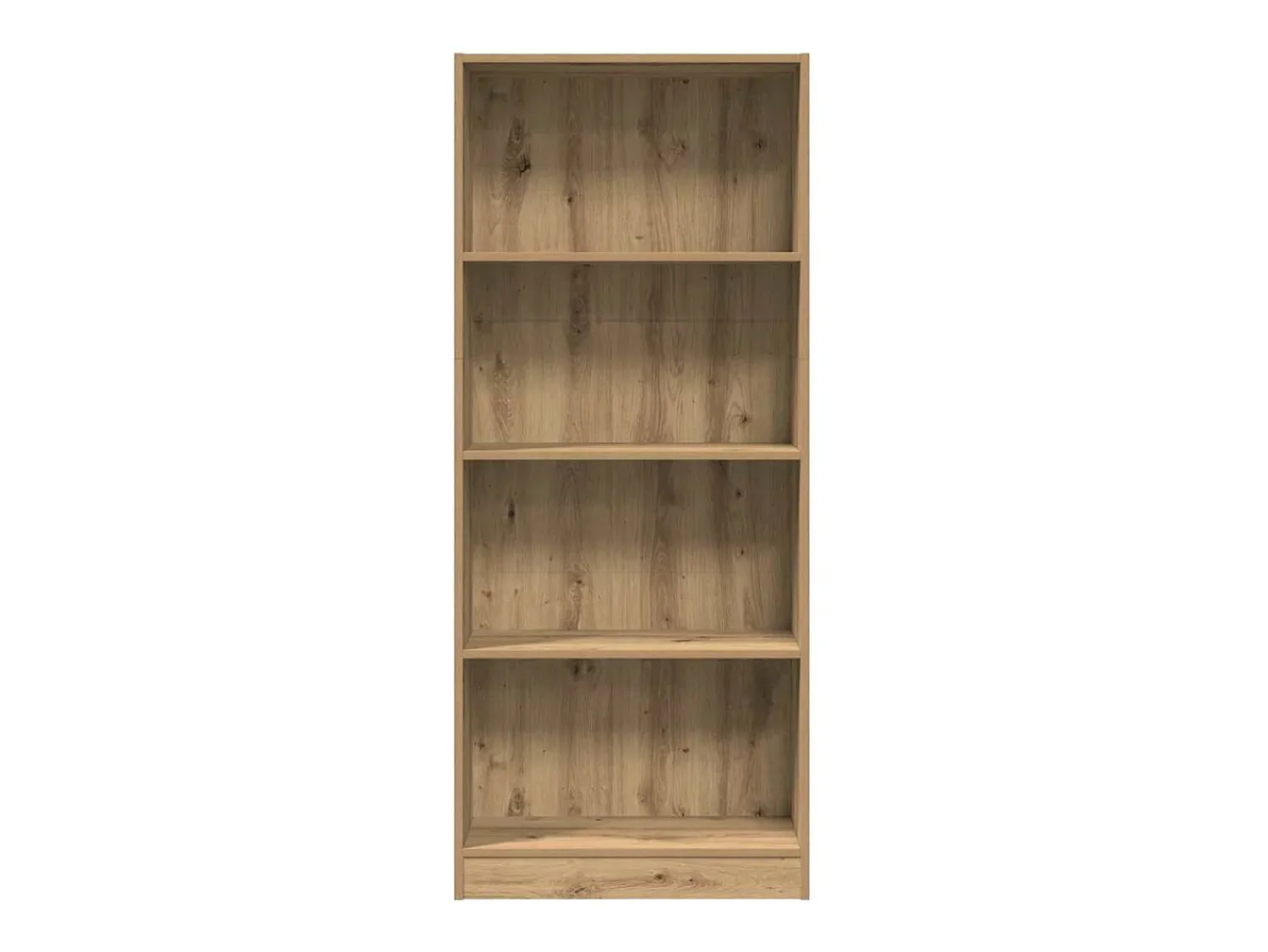 Biblioteca|vidaxl Estante 60x24x143 cm derivados de madeira carvalho artisiano Castanho