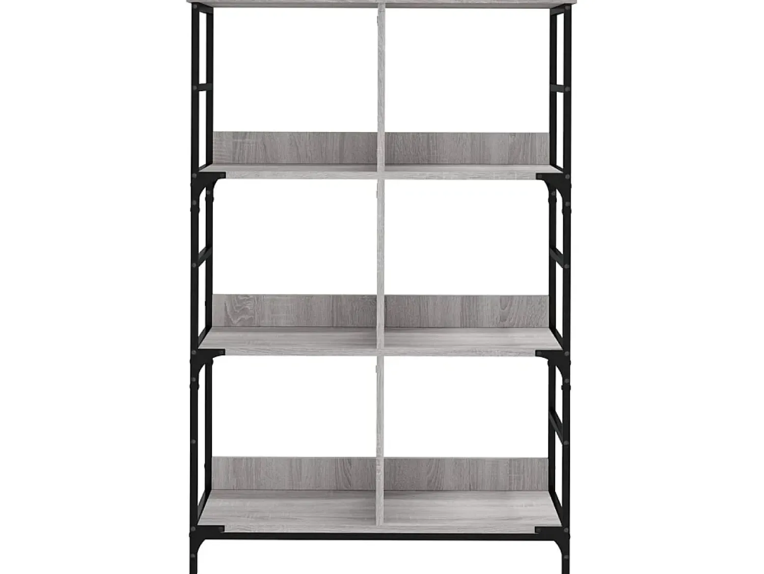 Biblioteca| Estante 78,5x33x117,5 cm derivados de madeira sonoma PT691057 Cinzento
