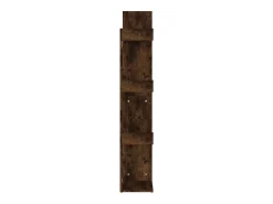 Vitrina|vidaxl Estante 48x25,5x140 cm derivados de madeira carvalho fumado Castanho